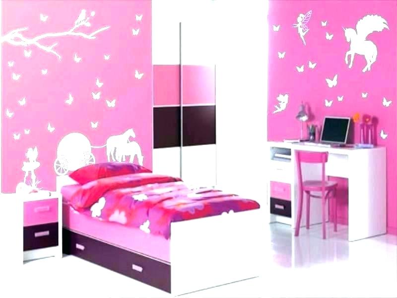 Pink Wall Color Pink Wall Color Ideas Purple Pink Color - Bedroom Wall Colors Designs For Girls , HD Wallpaper & Backgrounds