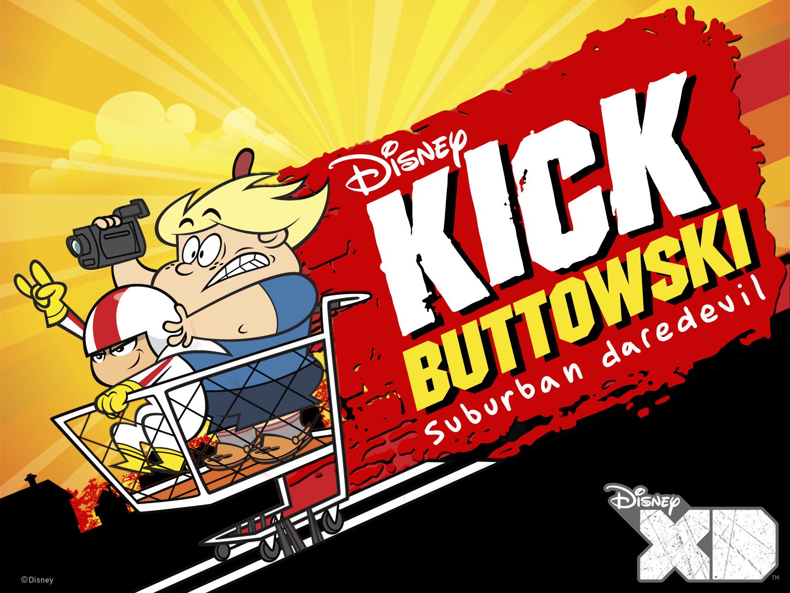 Kick Buttowski - Kick Buttowski Suburban Daredevil Logo , HD Wallpaper & Backgrounds