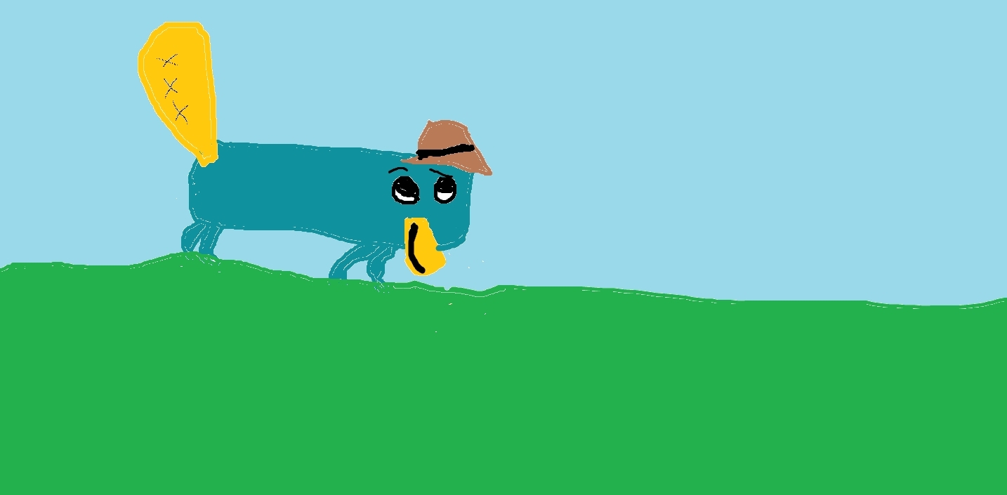 It A Perry - Perry The Platypus Bad Drawing , HD Wallpaper & Backgrounds
