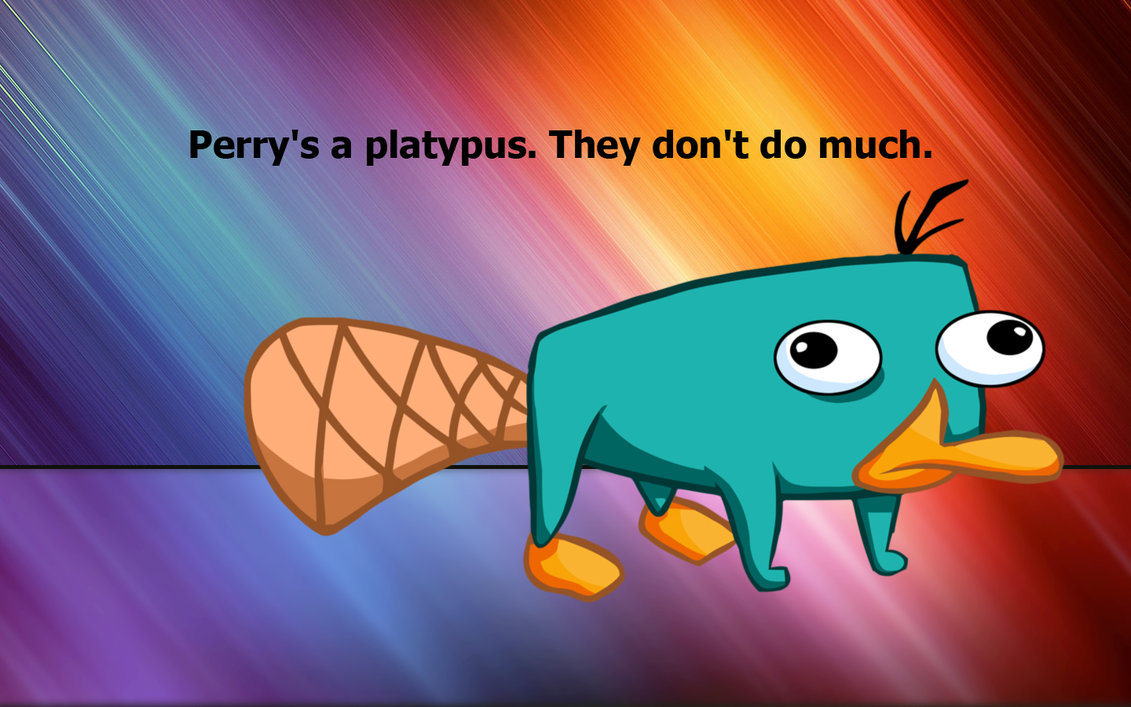 Perry The Platypus Doesn T Do Much , HD Wallpaper & Backgrounds