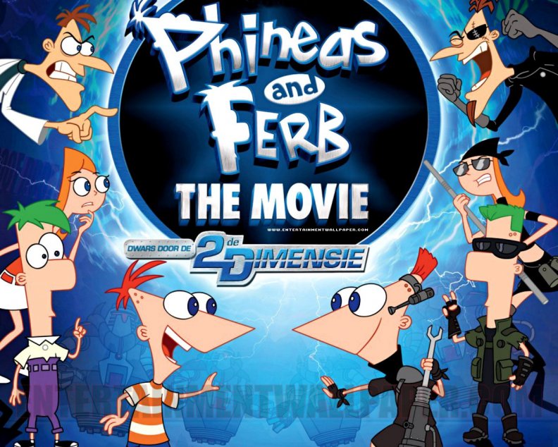 Hd Wallpapers - Phineas And Ferb Across The Second Dimension , HD Wallpaper & Backgrounds