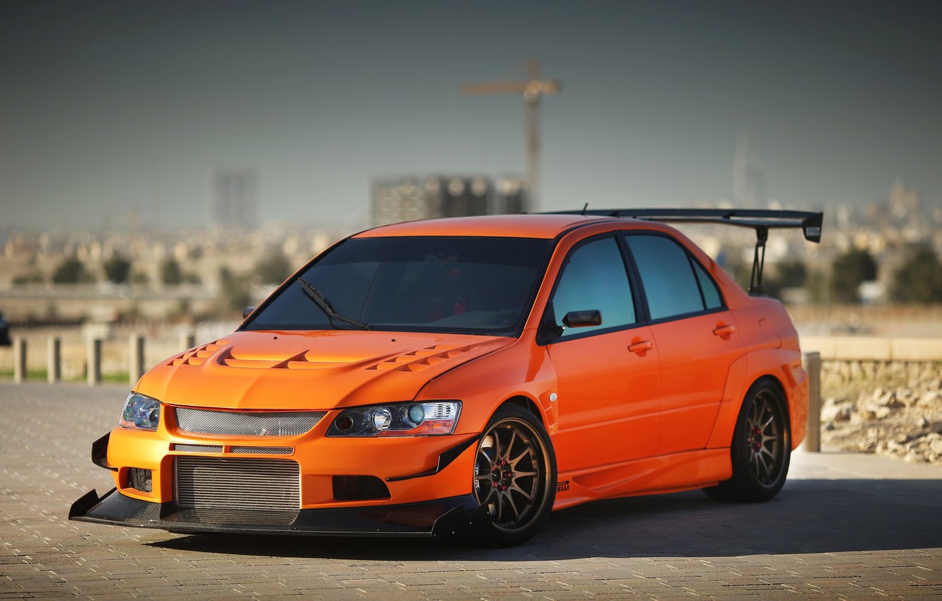 Photo Wallpaper Tuning, Mitsubishi Lancer, Evo 9, Mitsubishi - Mitsubishi Evo 8 Tuning , HD Wallpaper & Backgrounds