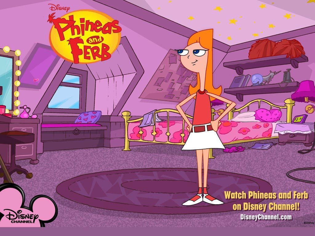 Candace Room Wallpaper Pink Phineas Ferb - Phineas And Ferb Hd , HD Wallpaper & Backgrounds