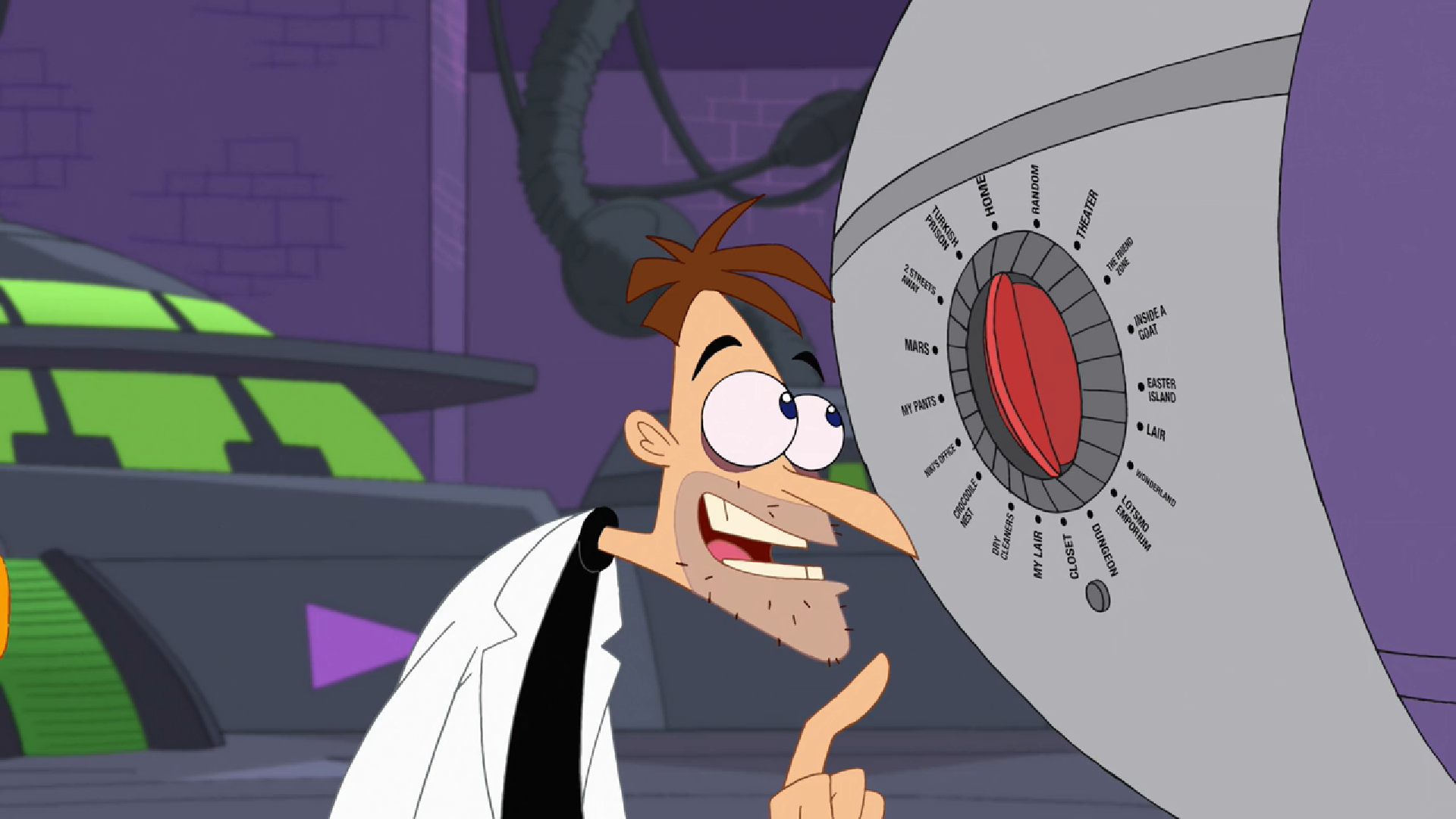 Just Found This Gem While Rewatching Phineas And Ferb, - Phineas And Ferb Lair , HD Wallpaper & Backgrounds