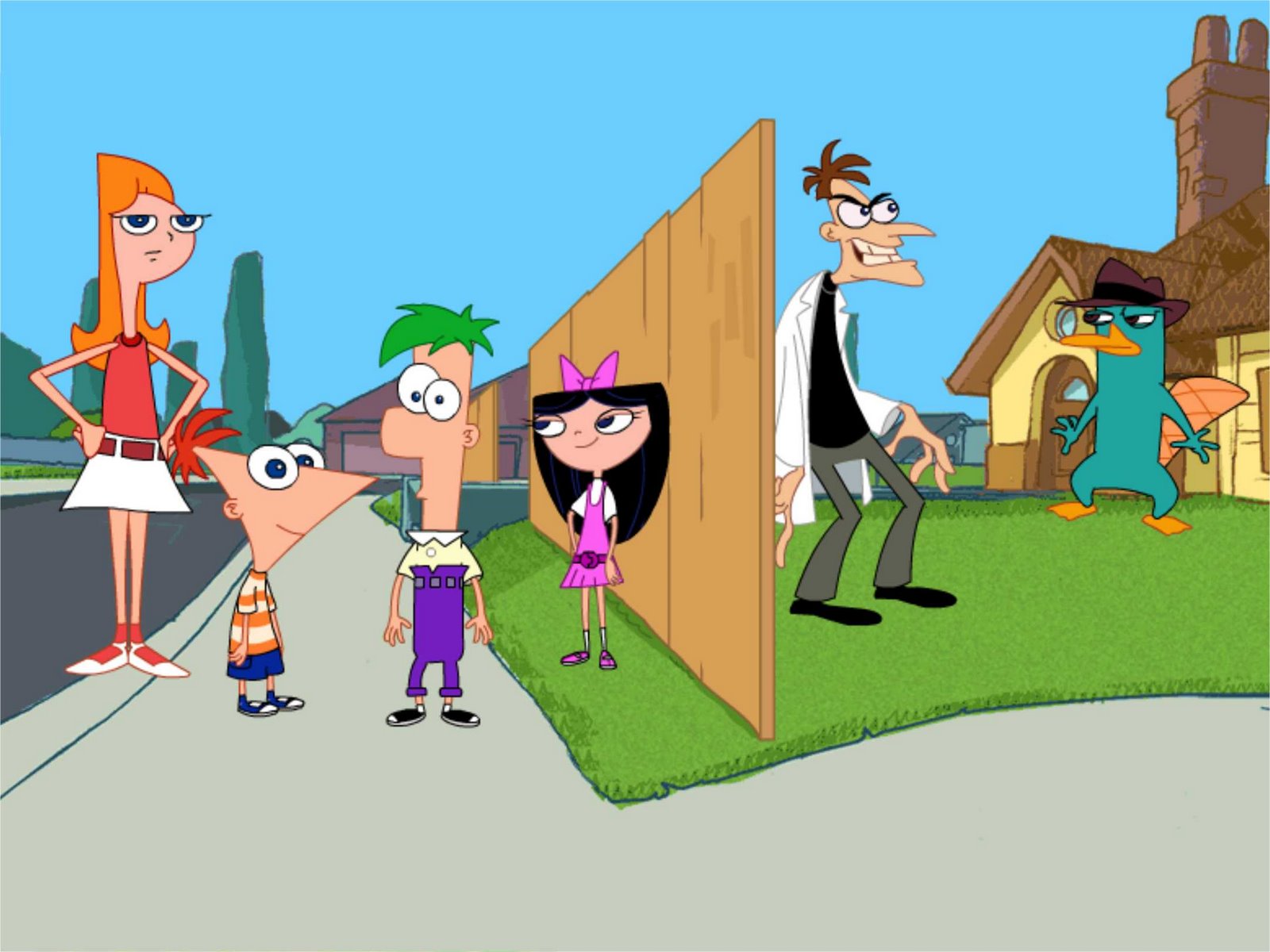 Phineas Ferb - Phineas Og Ferb The Walking Doof , HD Wallpaper & Backgrounds