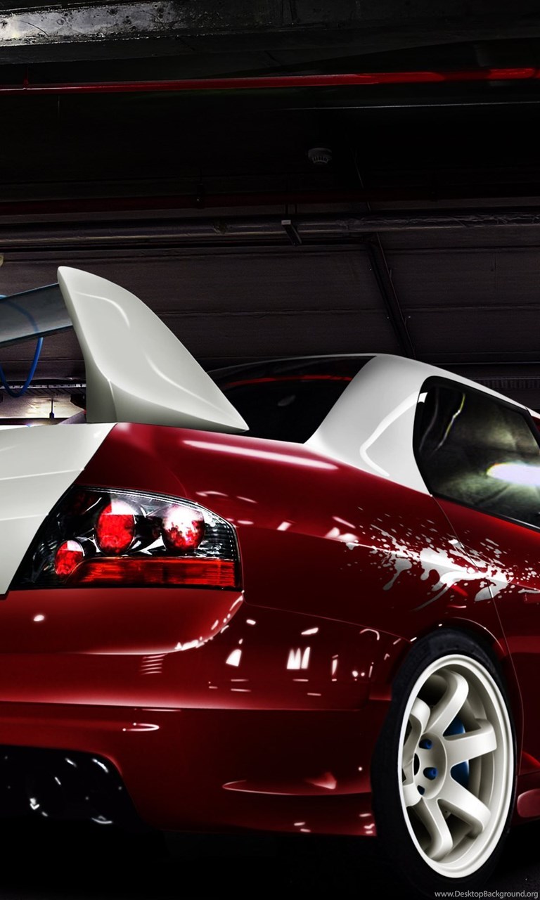 Android - White Mitsubishi Lancer Evo , HD Wallpaper & Backgrounds