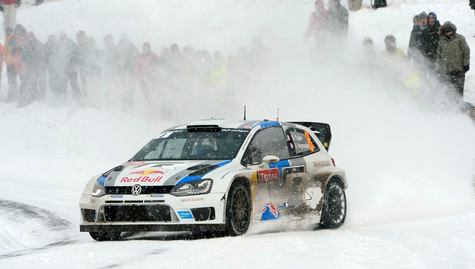 Machine, Rally, Winter, Volkswagen, Polo, Sports, Snow, - Rally Snow Background , HD Wallpaper & Backgrounds