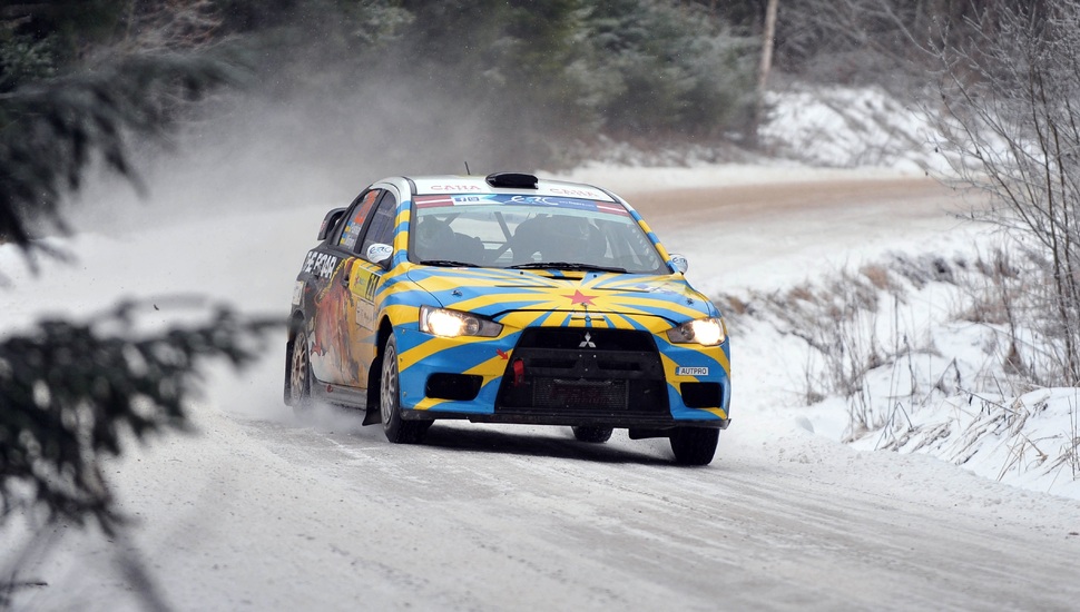 Race, Rally, Snow, Rally, Mitsubishi, Lancer, Lancer, - Mitsubishi Lancer Evo Snow Rally , HD Wallpaper & Backgrounds
