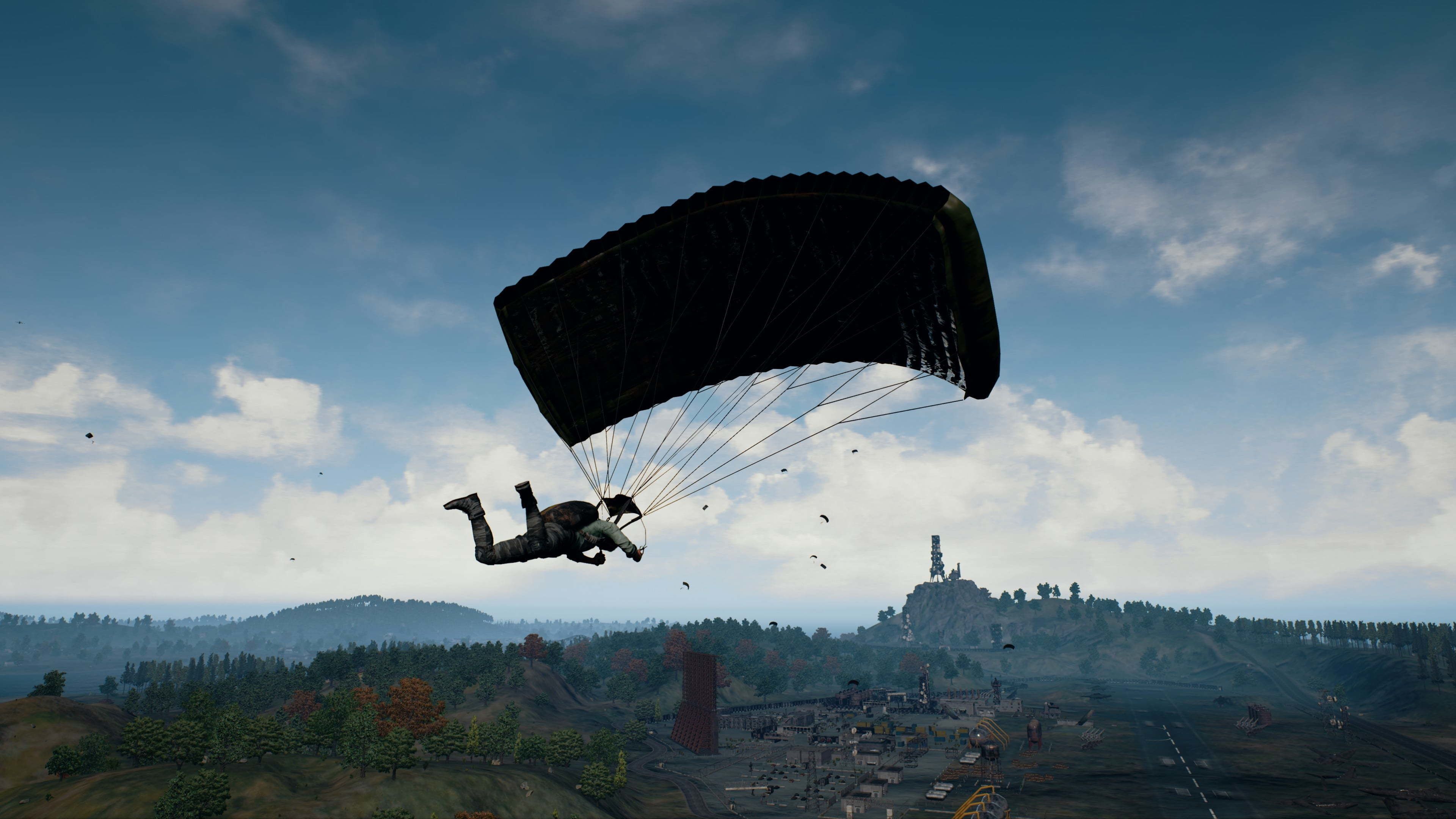 4k Ultra Hd Playerunknown's Battlegrounds Wallpapers,pubg - Pubg Wallpaper Parachute , HD Wallpaper & Backgrounds