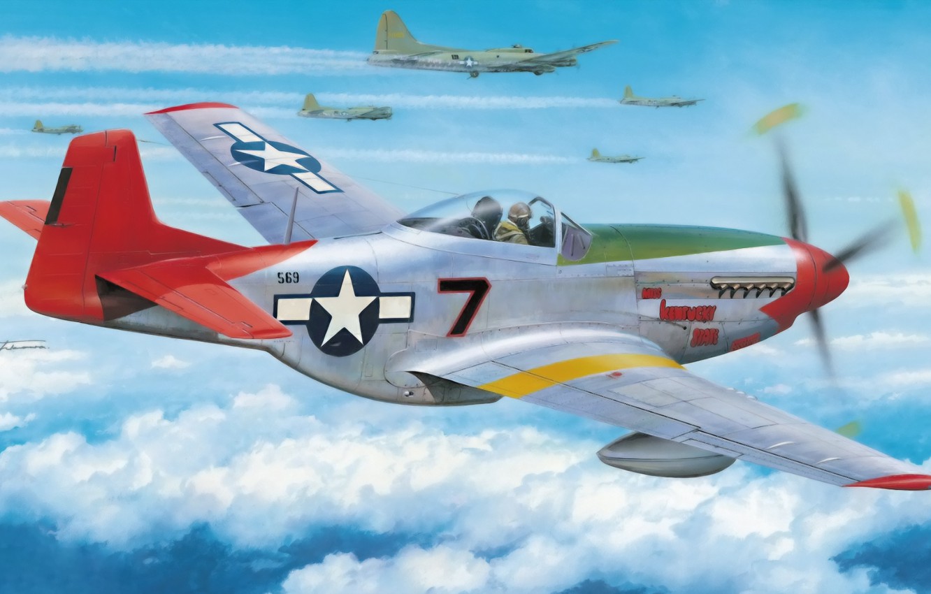 Photo Wallpaper Aircraft, War, Art, Painting, Aviation, - Tamiya 1 48 Us Plane , HD Wallpaper & Backgrounds