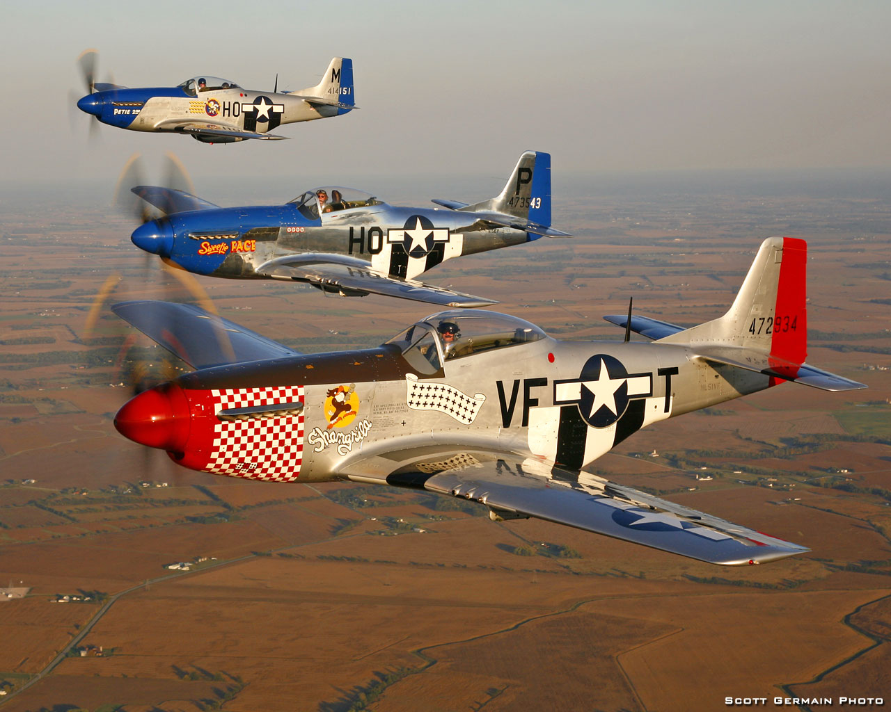 North American P-51 Mustang Wallpaper - P51d Shangri La , HD Wallpaper & Backgrounds