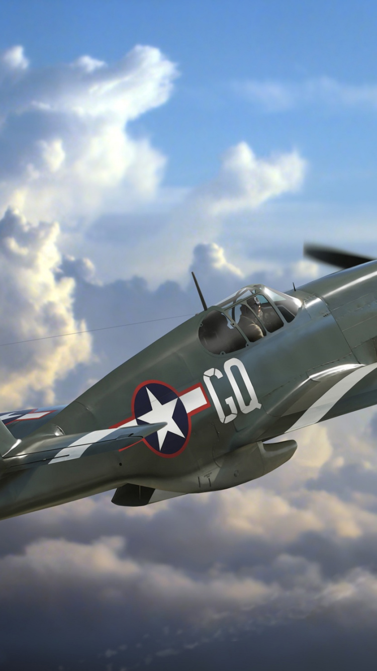 Airplane, Supermarine Spitfire, Propeller Driven Aircraft, - Spitfire Phone Background , HD Wallpaper & Backgrounds