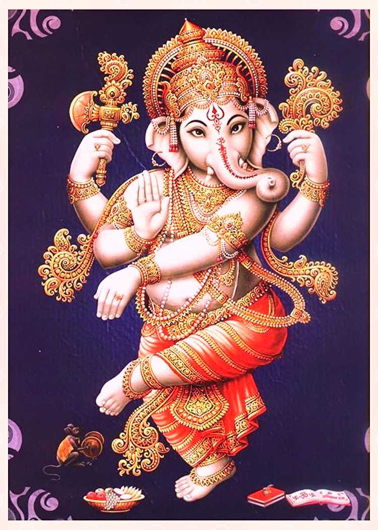 Ganesh Ji Wallpaper - Lord Ganesha Dancing Images Hd , HD Wallpaper & Backgrounds