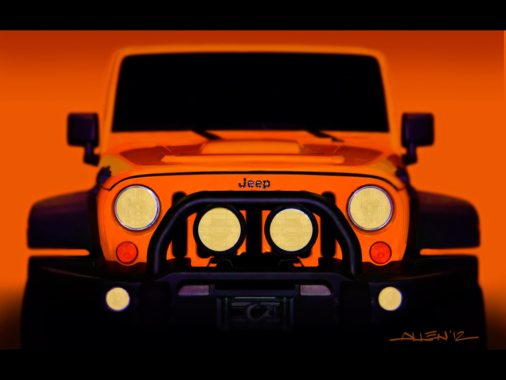 2012 Jeep Moab Easter Safari Concepts - Jeep Wrangler Logo , HD Wallpaper & Backgrounds