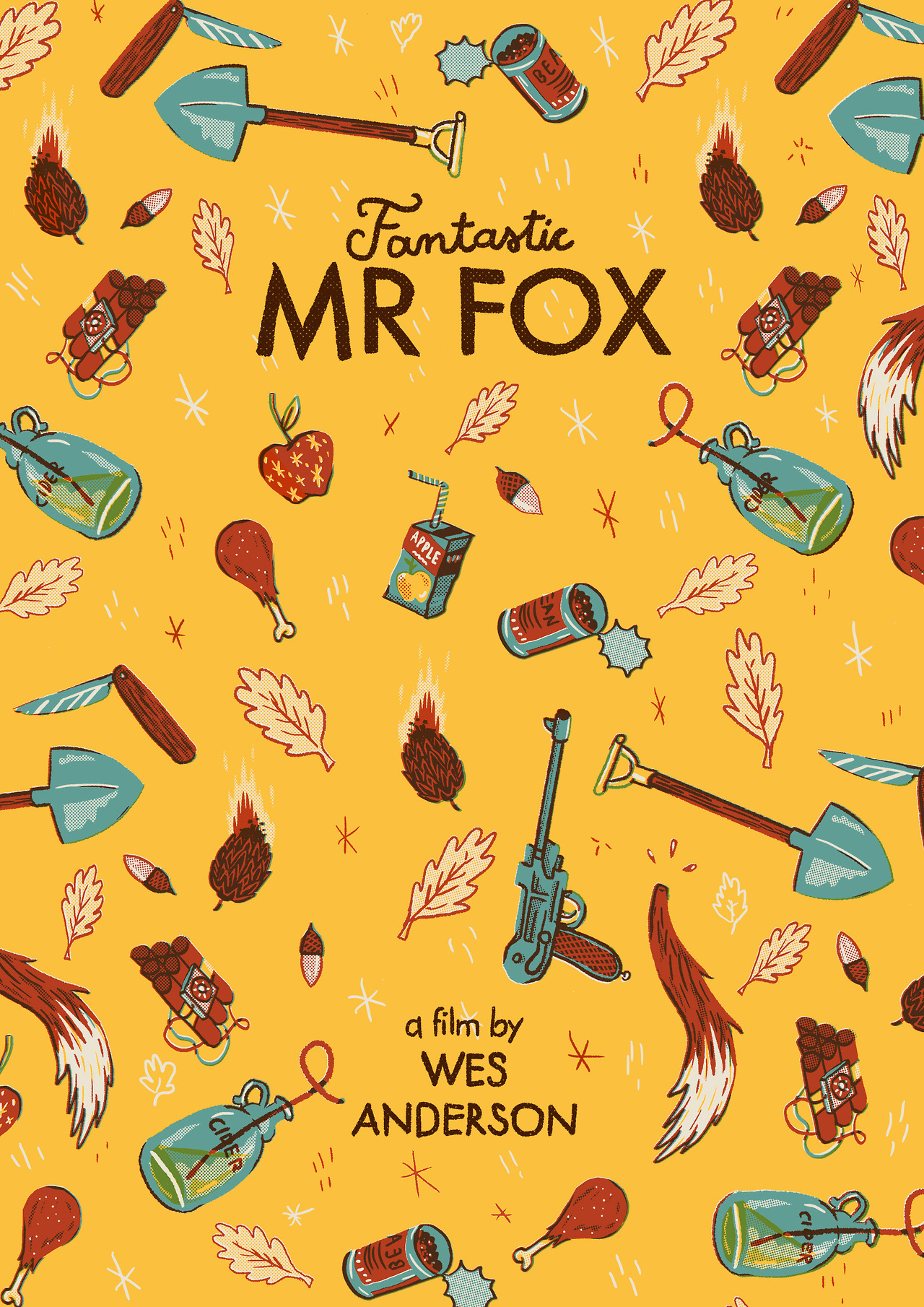 Andrés Lozano - Fantastic Mr Fox Phone , HD Wallpaper & Backgrounds