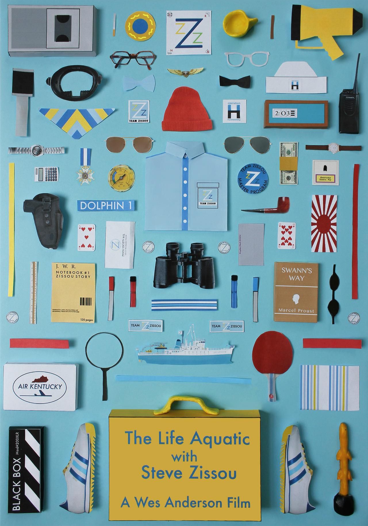 The Life Aquatic With Steve Zissou Hd Wallpaper From - Wes Anderson Life Aquatic Poster , HD Wallpaper & Backgrounds