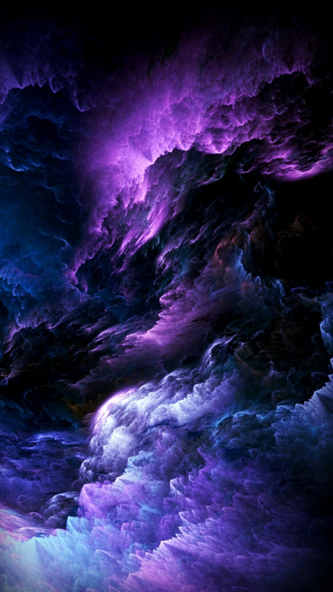 Smoke Purple Somke Wallpaper - Galaxy Dark Purple , HD Wallpaper & Backgrounds