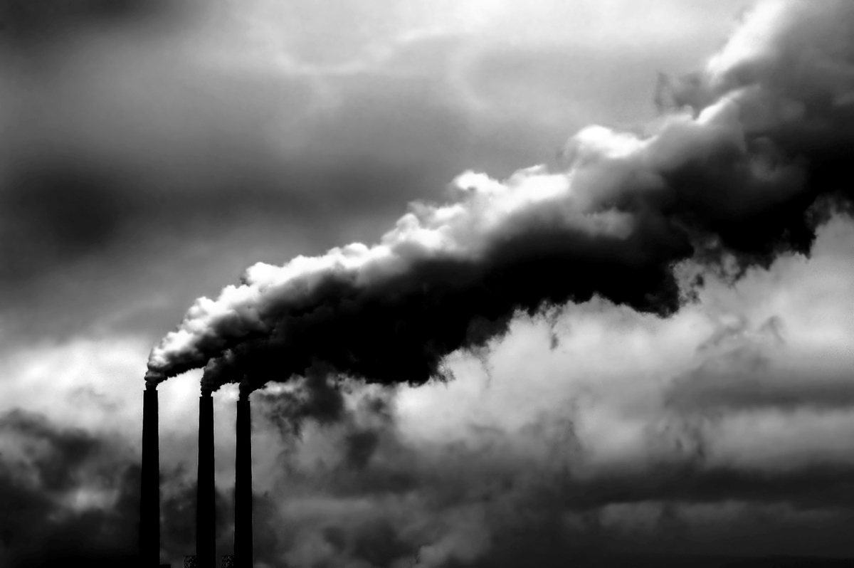 Pollution Wallpaper - Pollution Black And White , HD Wallpaper & Backgrounds