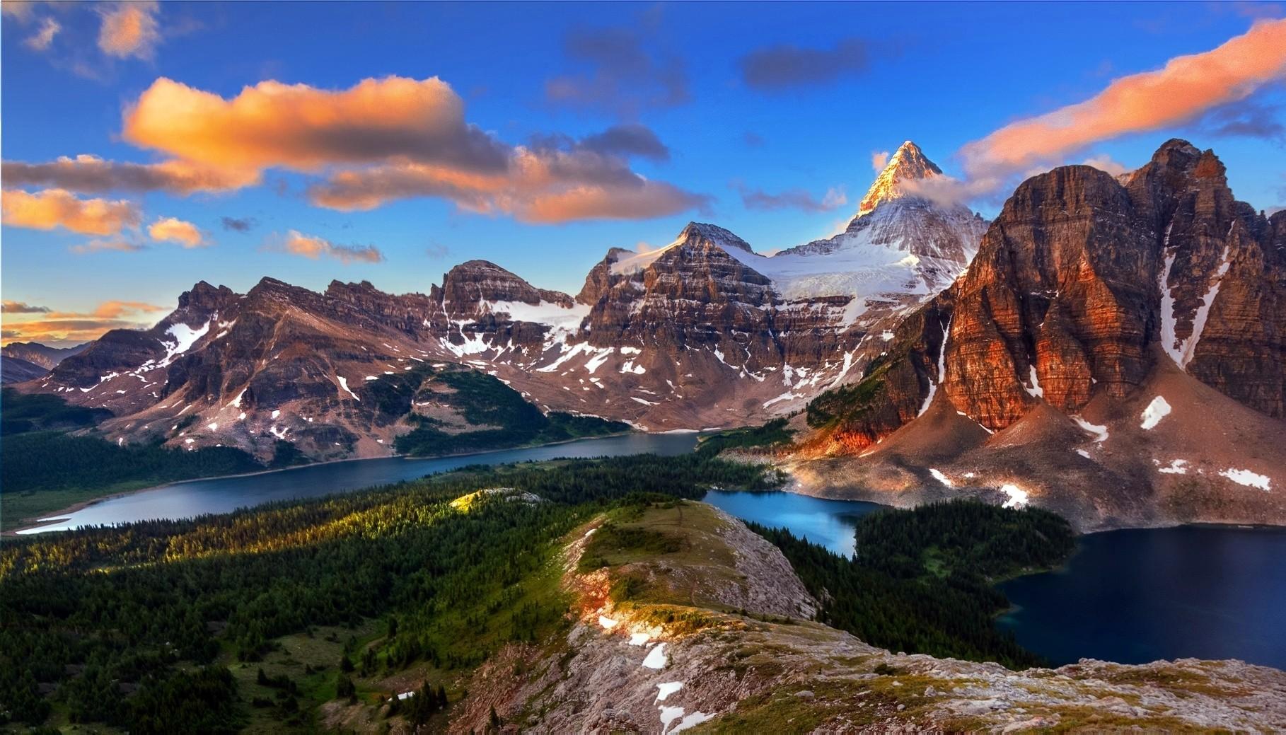 Columbia Wallpaper - Mount Assiniboine , HD Wallpaper & Backgrounds