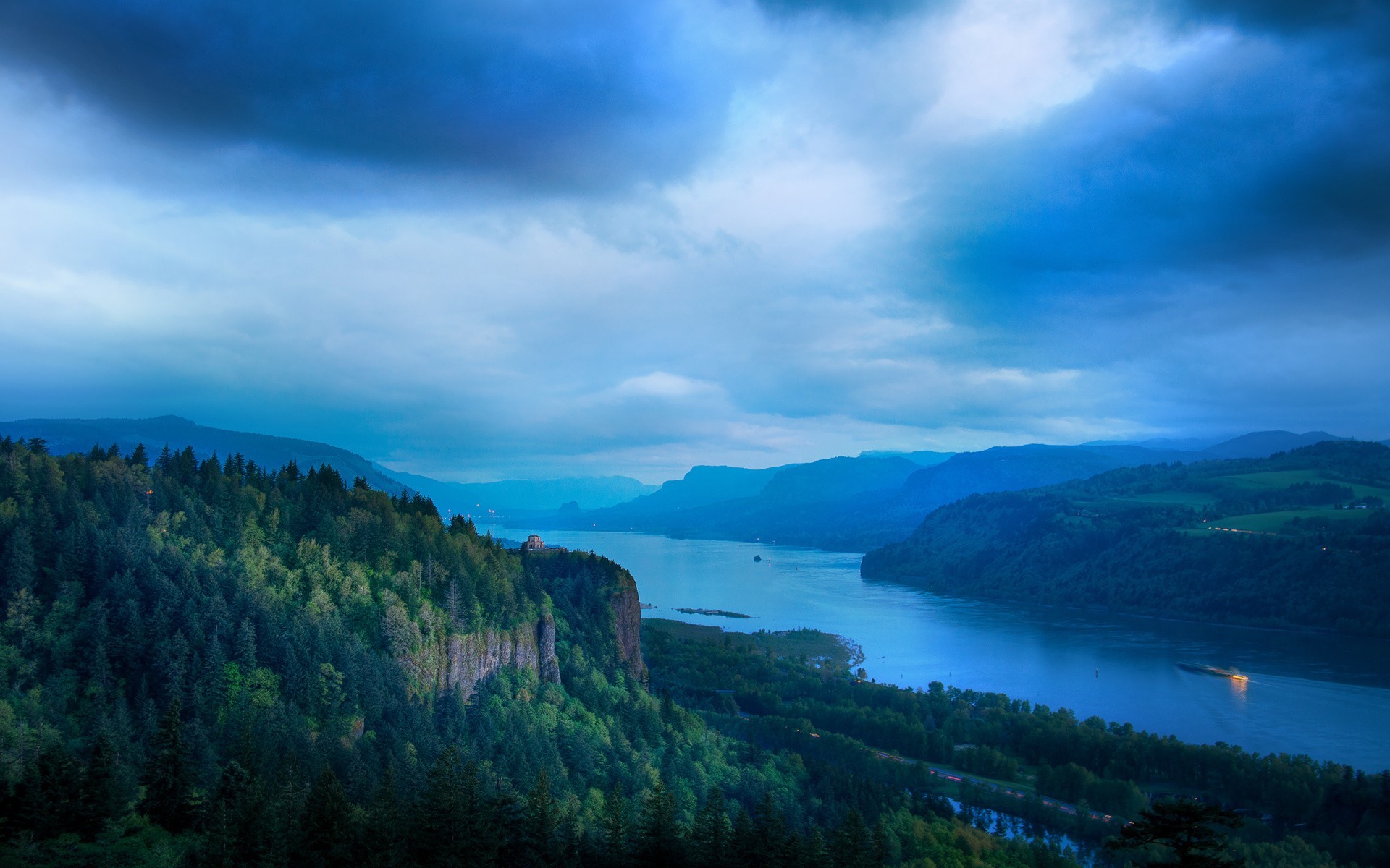 Photography Water Nature River Landscape Trees Hills