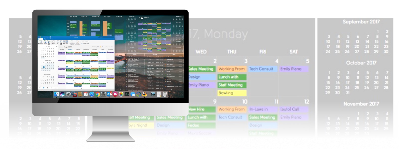 Dejadesktop Wallpaper By Companionlink - Live Calendar Wallpaper For Windows 10 , HD Wallpaper & Backgrounds
