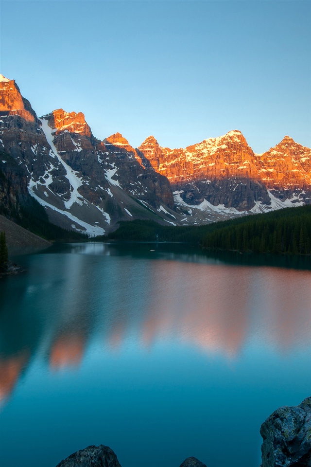 Canada Wallpaper Iphone - Moraine Lake , HD Wallpaper & Backgrounds