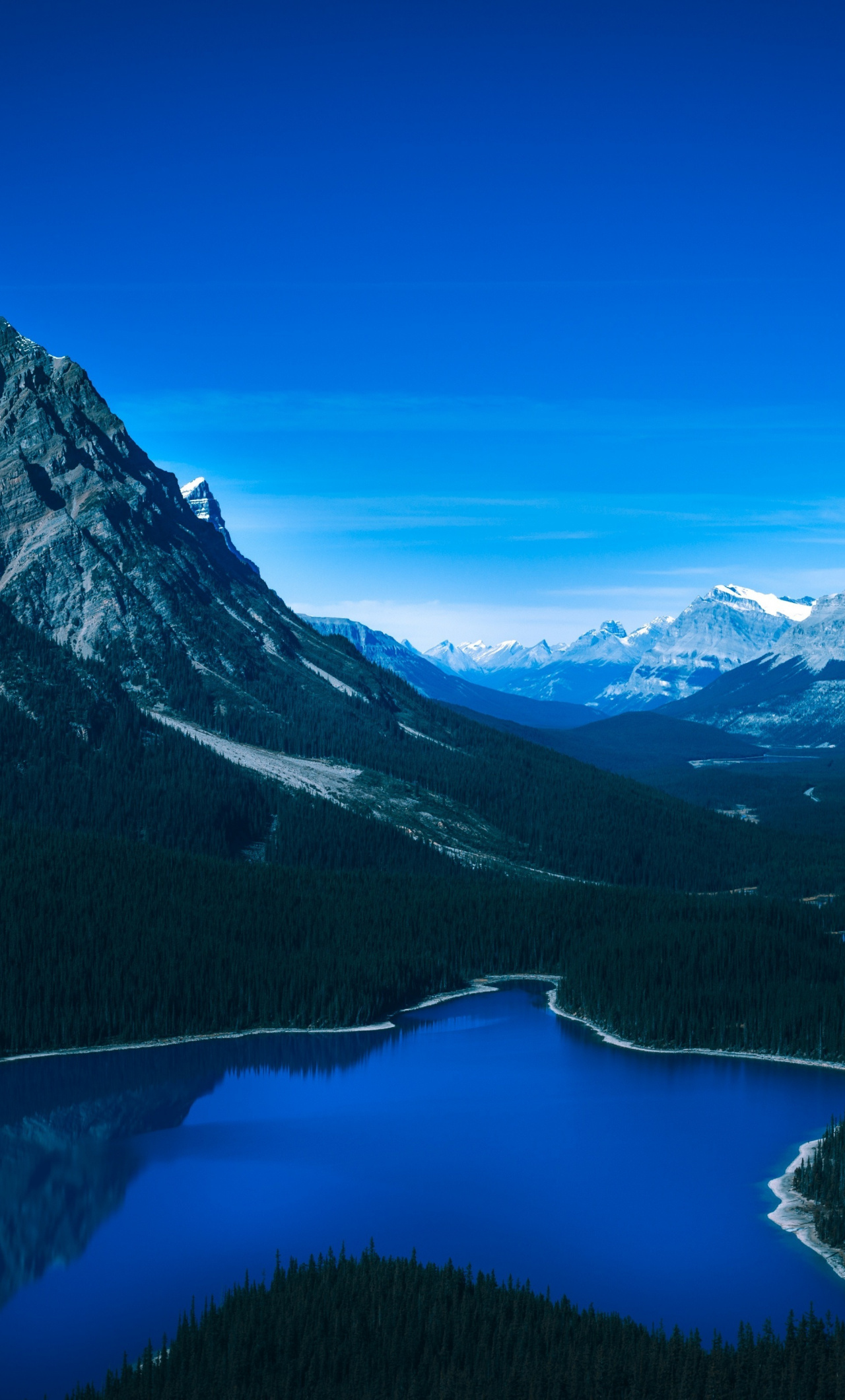Canada, Mountains, Valley, Lake, Nature, Wallpaper - Peyto Lake , HD Wallpaper & Backgrounds
