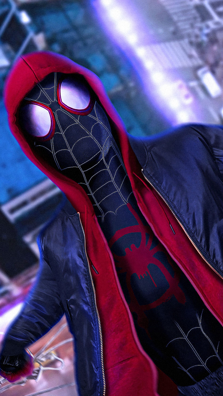 Movie / Spider Man - Spider Man Into The Spider Verse , HD Wallpaper & Backgrounds