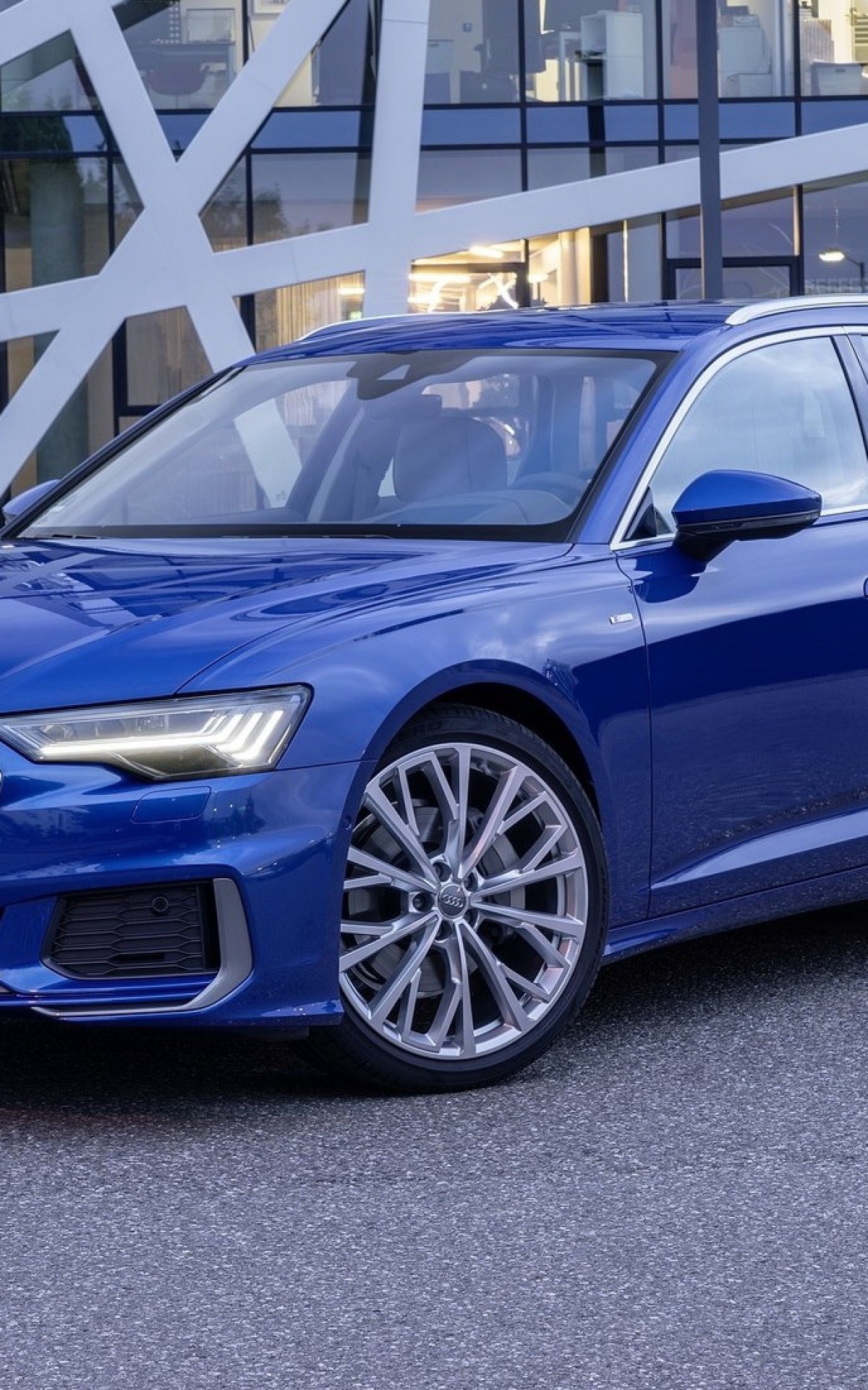 Download Audi A6 Avant Blue Luxury Cars Wallpapers - Gyönyörű Audi , HD Wallpaper & Backgrounds