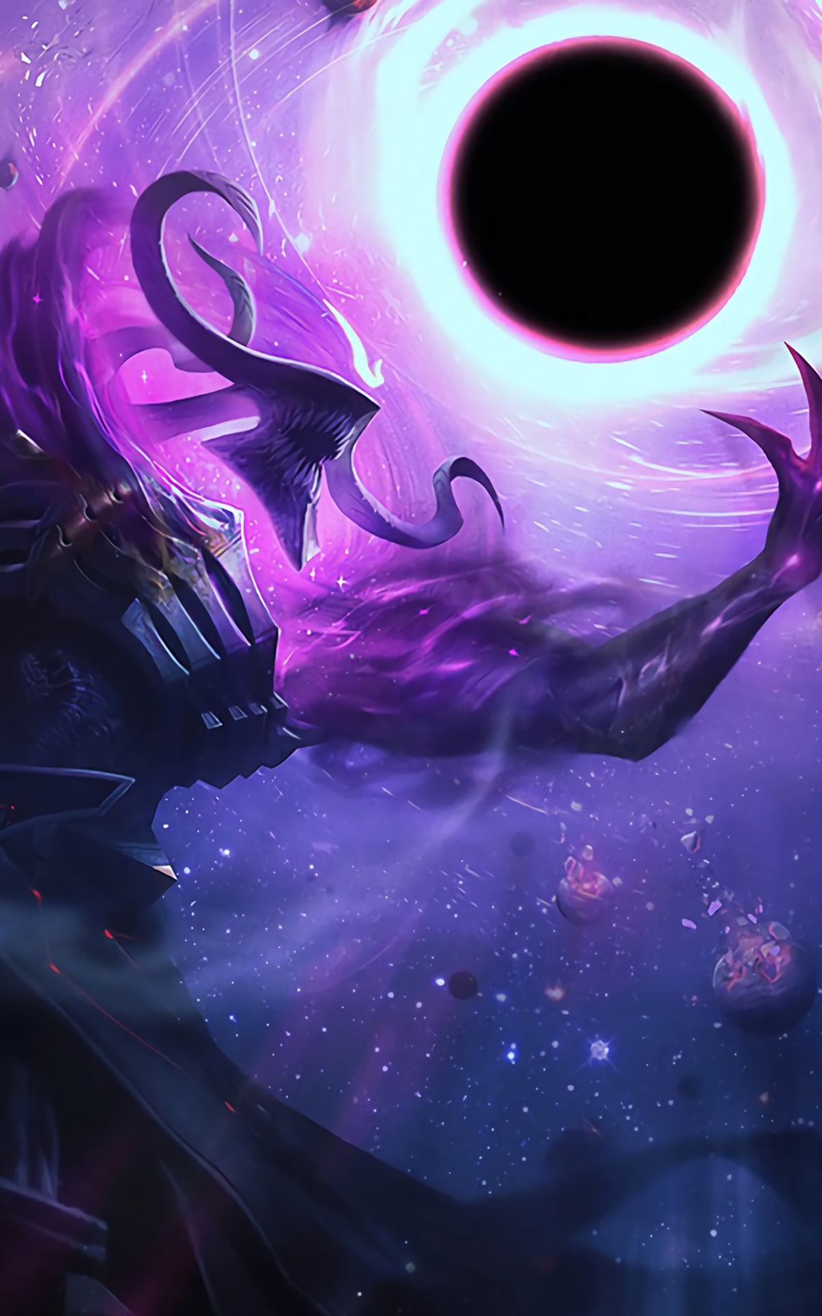 Video Game / League Of Legends Mobile Wallpaper - Dark Star Thresh , HD Wallpaper & Backgrounds