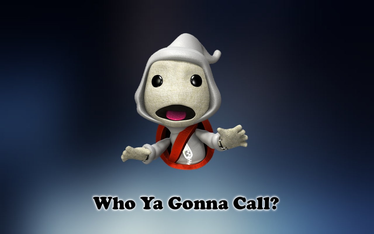 Littlebigplanet Ghostbusters Sackboy Hd, Video Games - Little Big Planet Meme , HD Wallpaper & Backgrounds