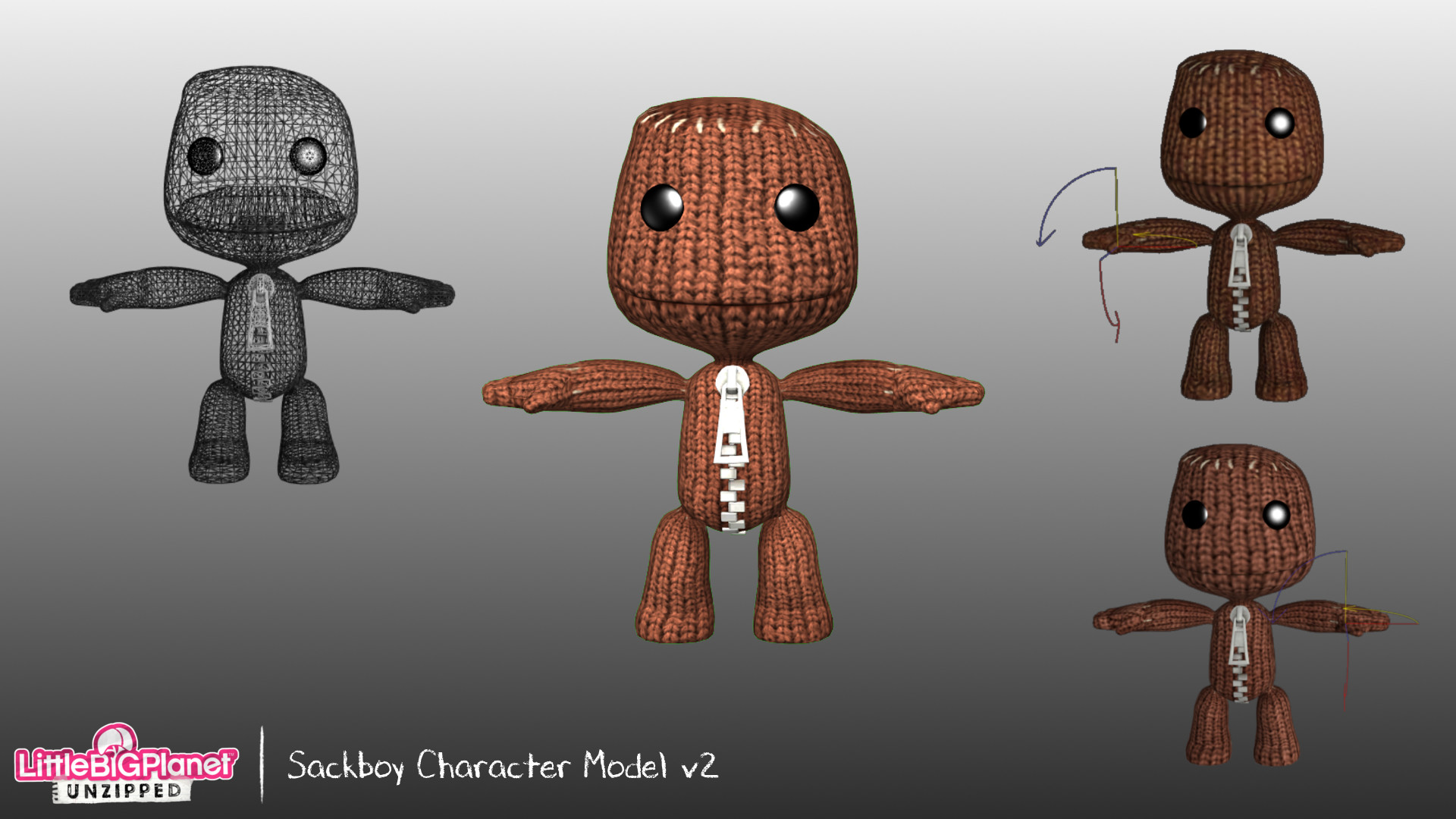 Littlebigplanet Pc - Sackboy Unzipped , HD Wallpaper & Backgrounds