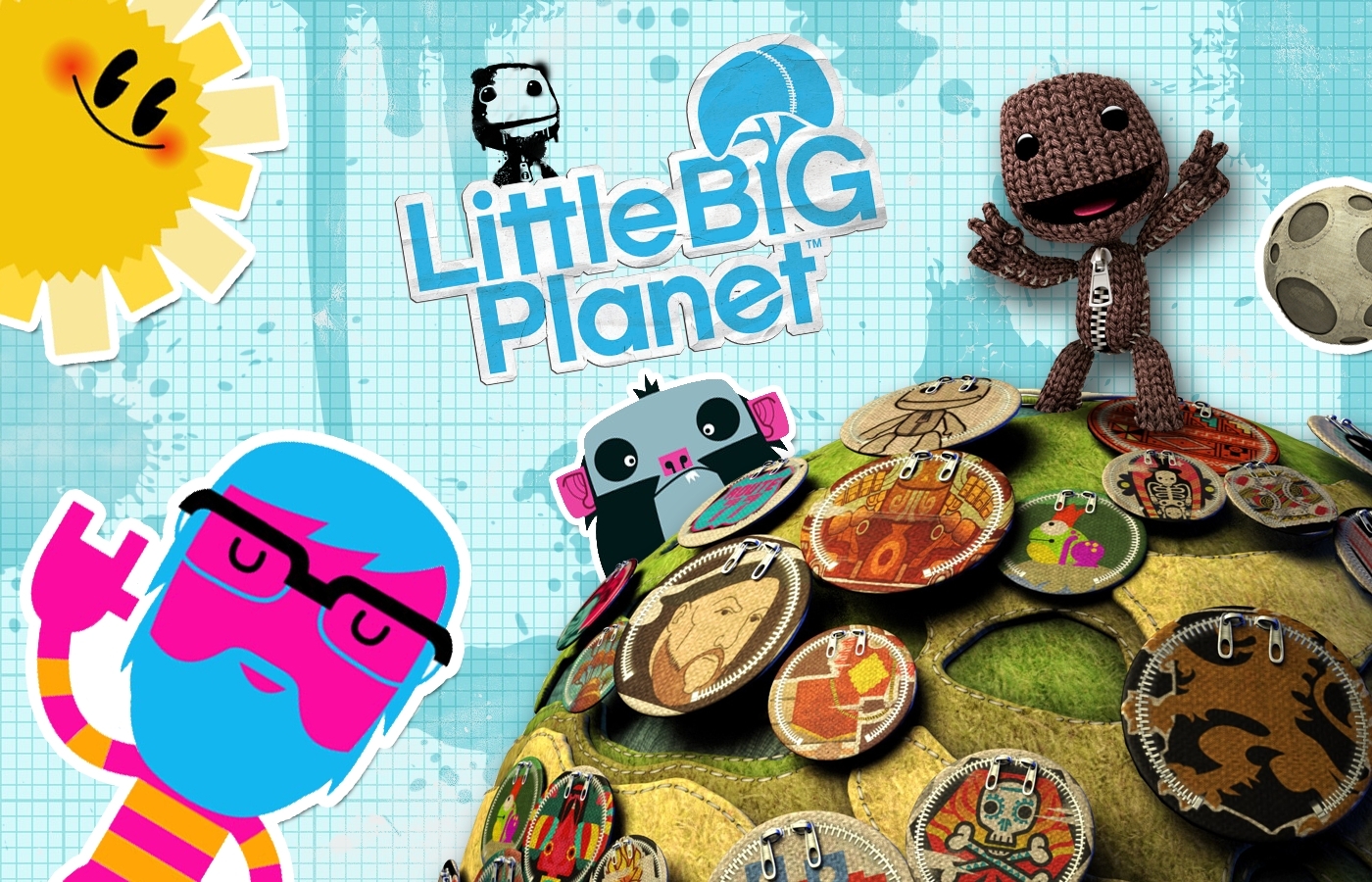 Little Big Planet Sackboy Wallpaper Hd 4440 - Little Big Planet 1 Background , HD Wallpaper & Backgrounds