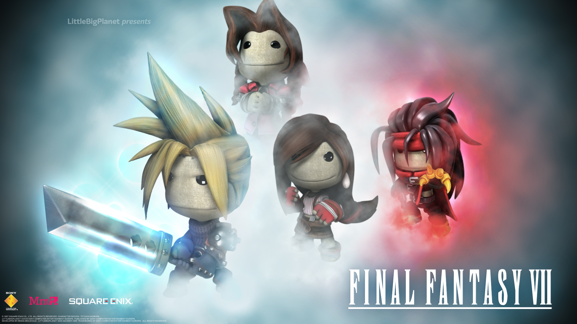 Little Big Planet Wallpaper - Little Big Planet Final Fantasy Vii , HD Wallpaper & Backgrounds