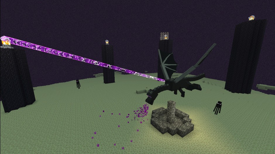 How To Find Ender Dragon In Minecraft - Minecraft Monsters Ender Dragon , HD Wallpaper & Backgrounds