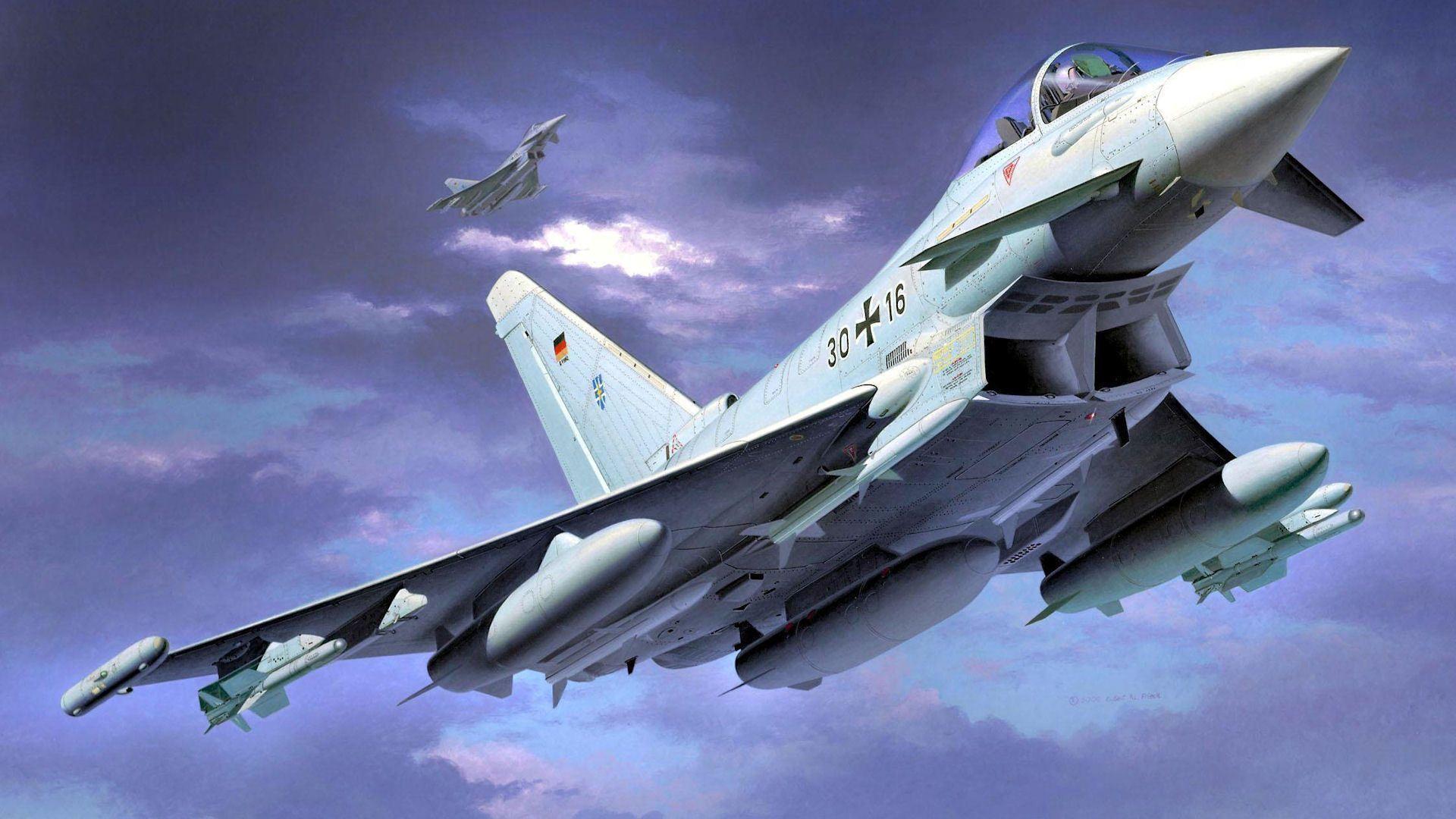 Wallpapers For > Eurofighter Typhoon Wallpaper - Revell 1 48 Eurofighter , HD Wallpaper & Backgrounds