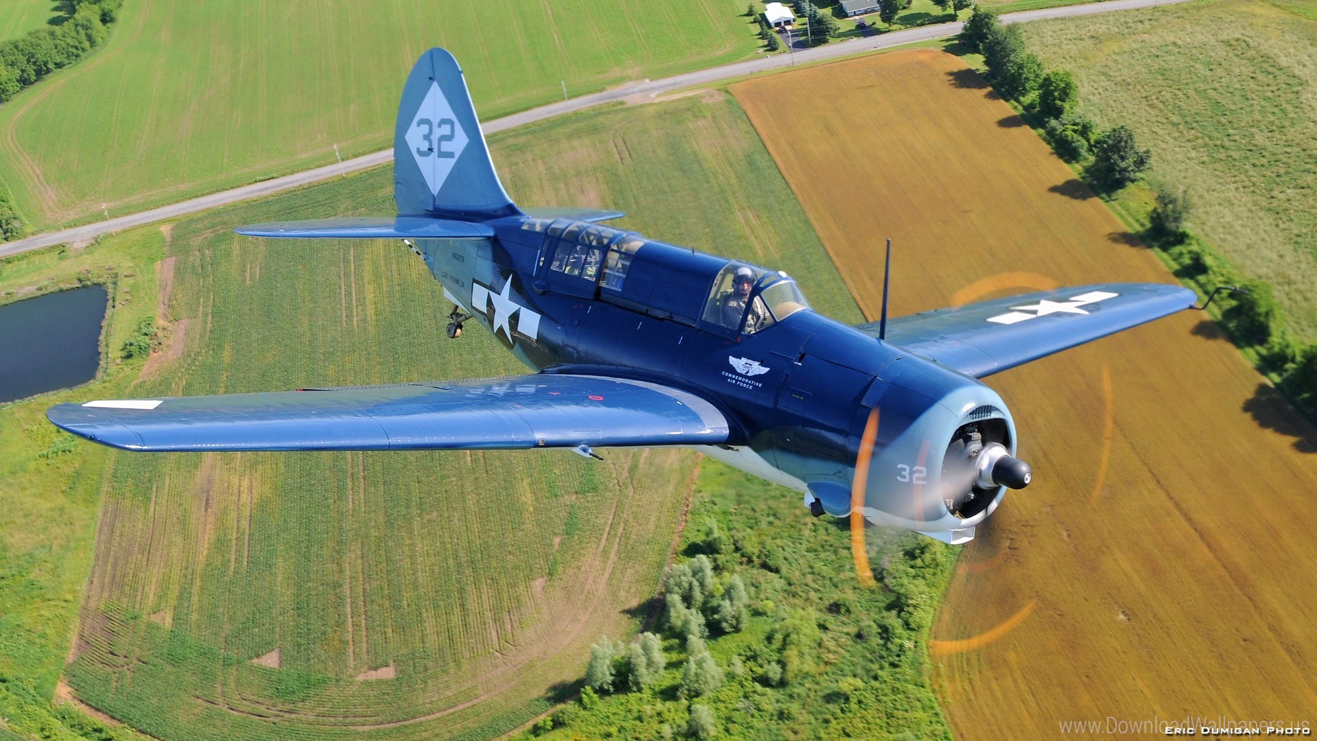 Attack2hd, Depot, Warbird Wallpaper - Blue Propeller Plane , HD Wallpaper & Backgrounds