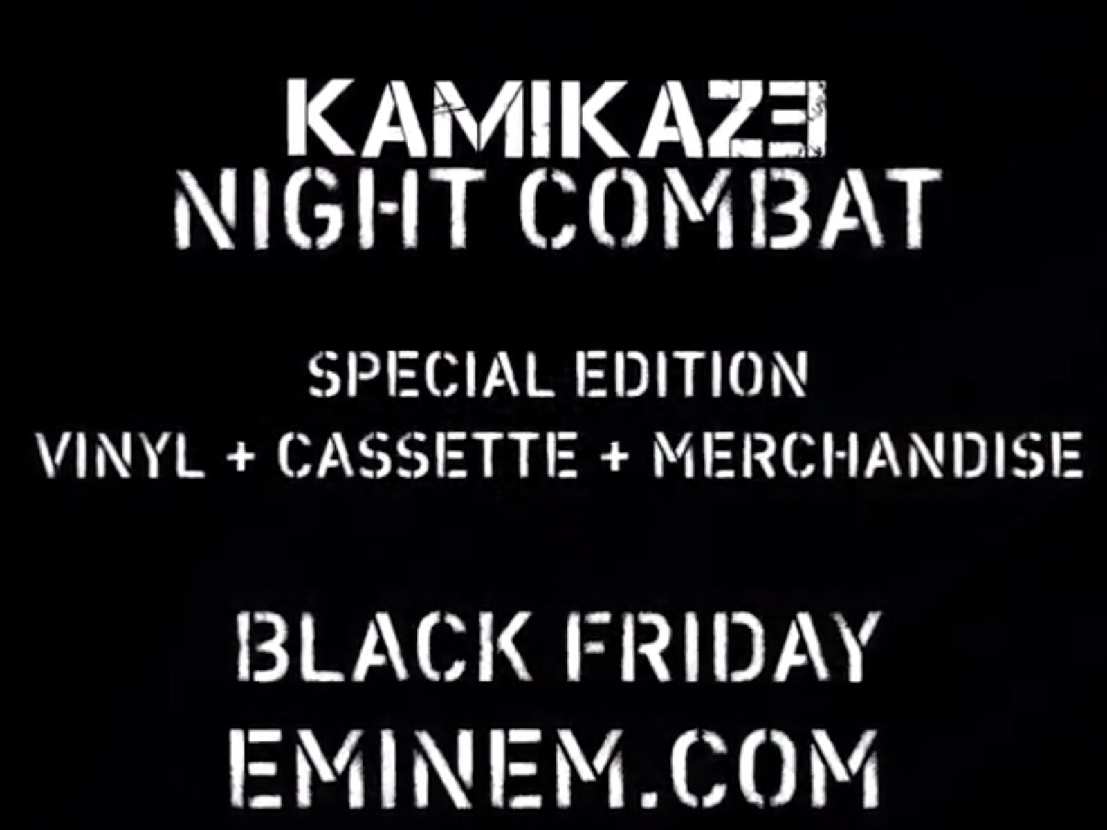 Eminem Announces Kamikaze Night Combat Release For - Nice Or Leave , HD Wallpaper & Backgrounds
