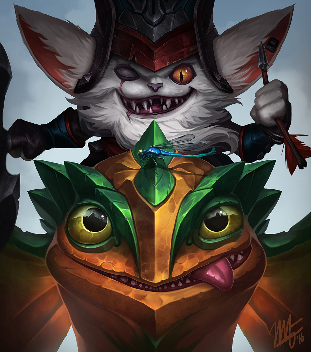 Kled By Vegacolors Hd Wallpaper Fan Art Artwork League - League Of Legends Kled , HD Wallpaper & Backgrounds