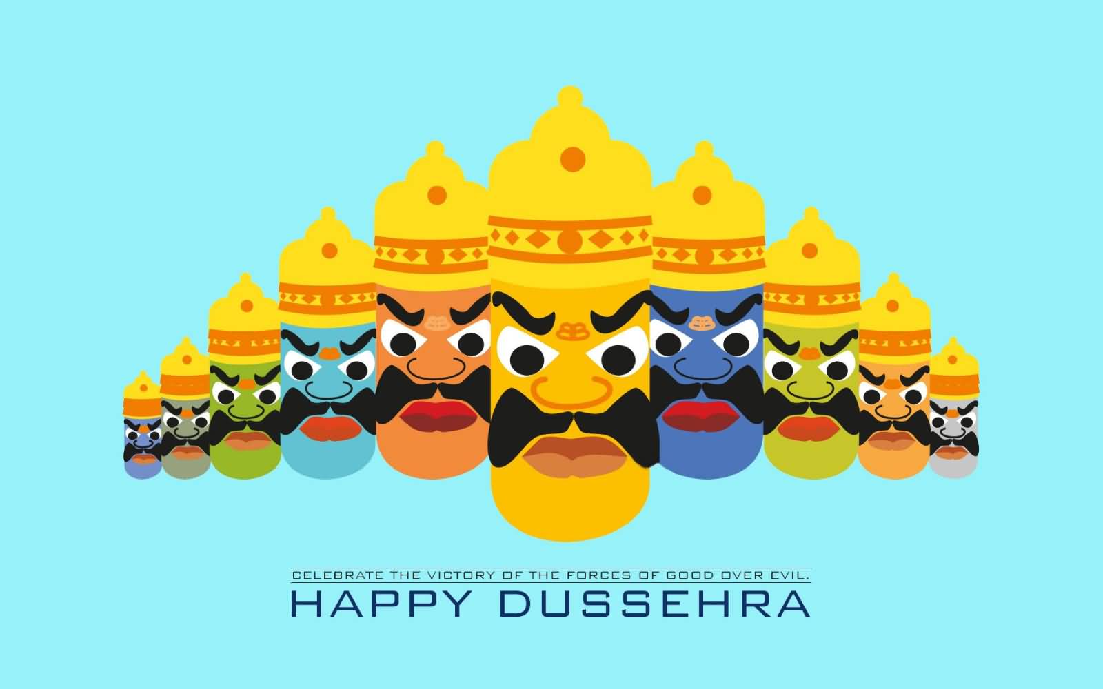 Celebrate The Victory Of The Forces Of Good Over Evil - Dussehra Images In Cartoon , HD Wallpaper & Backgrounds