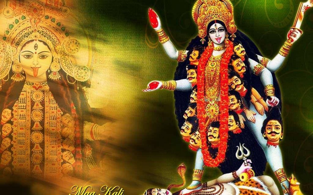 Happy Navratri - Maa Kali , HD Wallpaper & Backgrounds