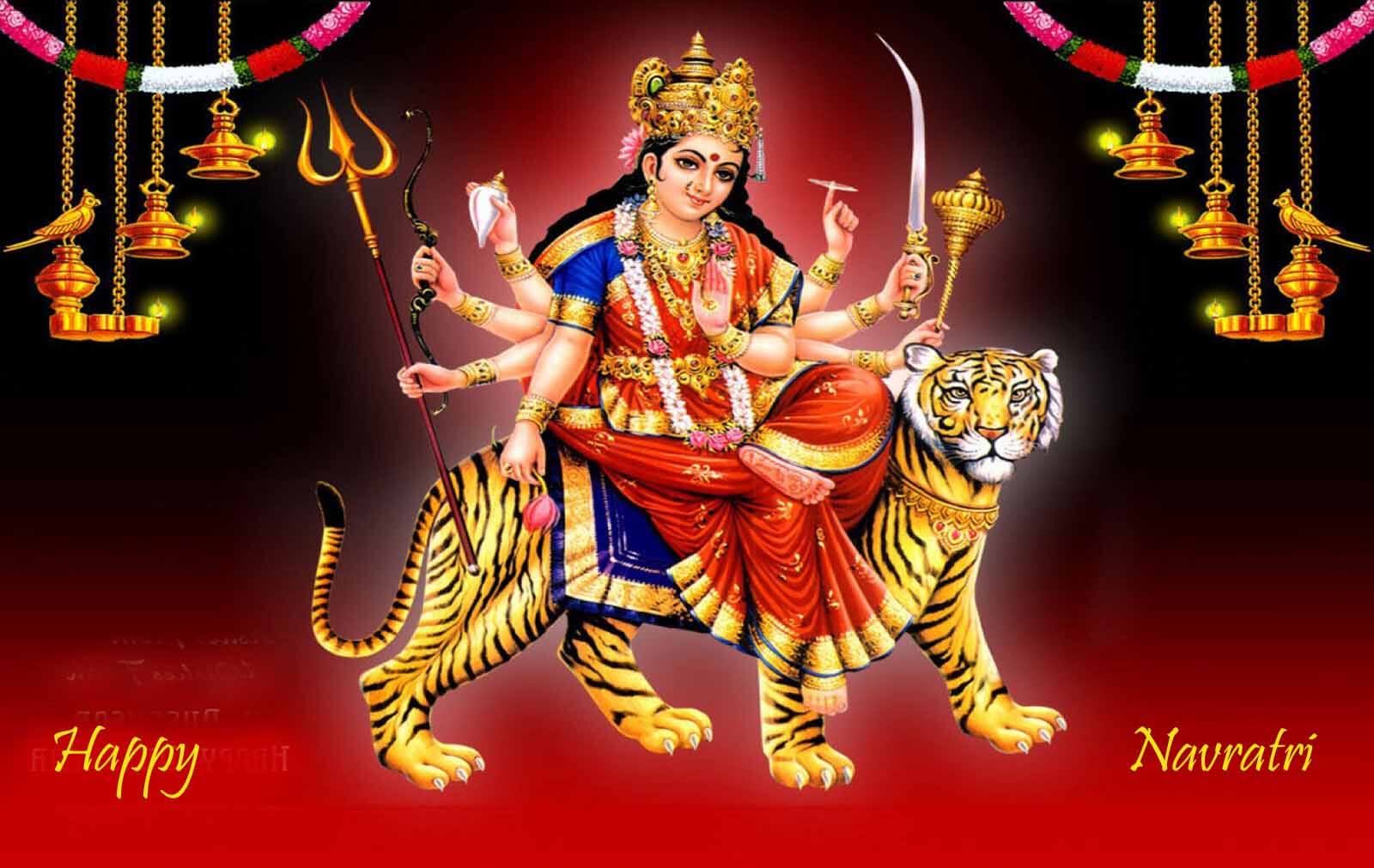 Happy Navratri Images Hd Wallpapers Download - Happy Navratri Image 2019 , HD Wallpaper & Backgrounds