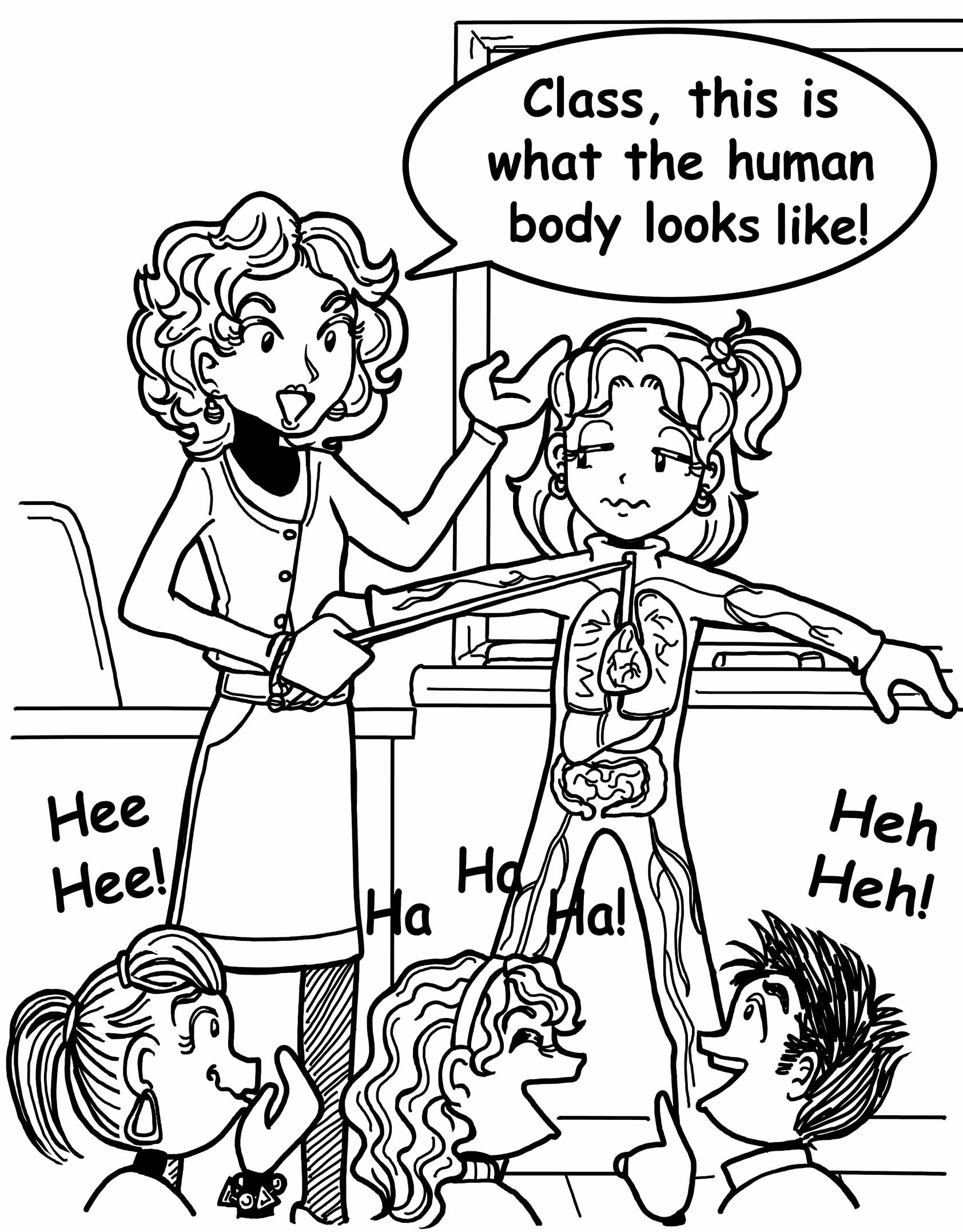 My Humiliating Biology Class As Teacher's Assistant - Dork Diaries Color Pages , HD Wallpaper & Backgrounds