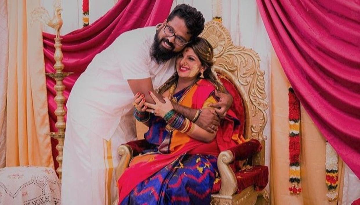 'judwaa' Actress Rambha Welcomes Third Child - South Indian Baby Shower Function , HD Wallpaper & Backgrounds