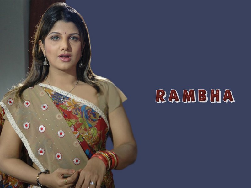 Bhojpuri Wallpapers Bhojpuri Actress Actress Wallpapers - Rambha Saree Hd 4k , HD Wallpaper & Backgrounds