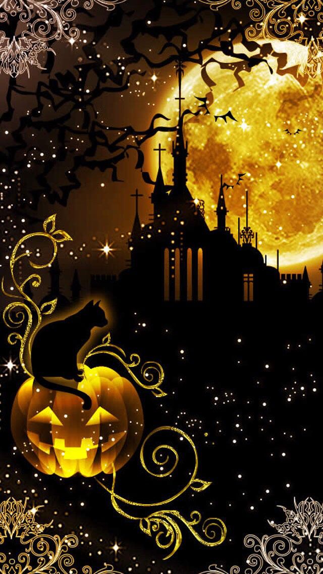 Halloween Castle Holiday Wallpaper, Hd Wallpaper, Iphone - Samhain Wallpaper Iphone , HD Wallpaper & Backgrounds