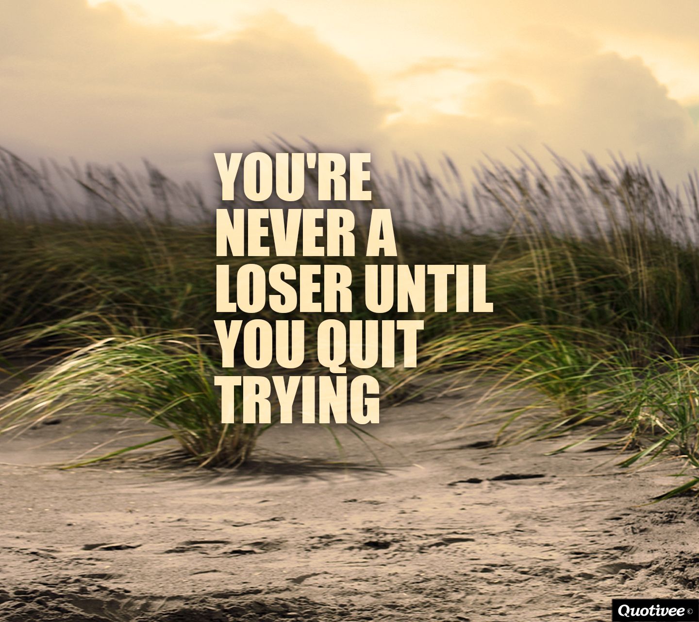 Don't Give Up Motivational Wallpaper - Don T Be Loser , HD Wallpaper & Backgrounds