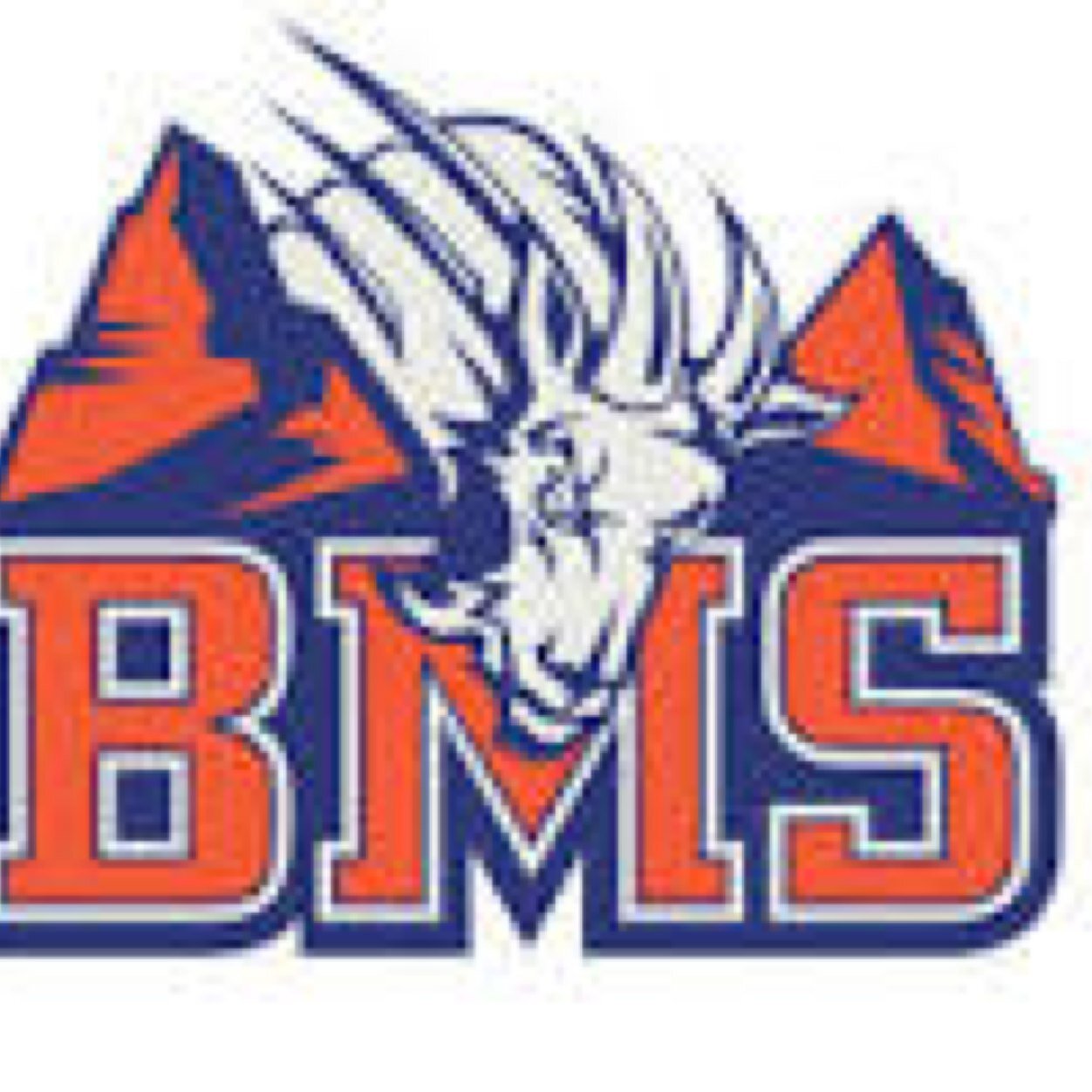 Bms Football - Blue Mountain State Goat Logo , HD Wallpaper & Backgrounds