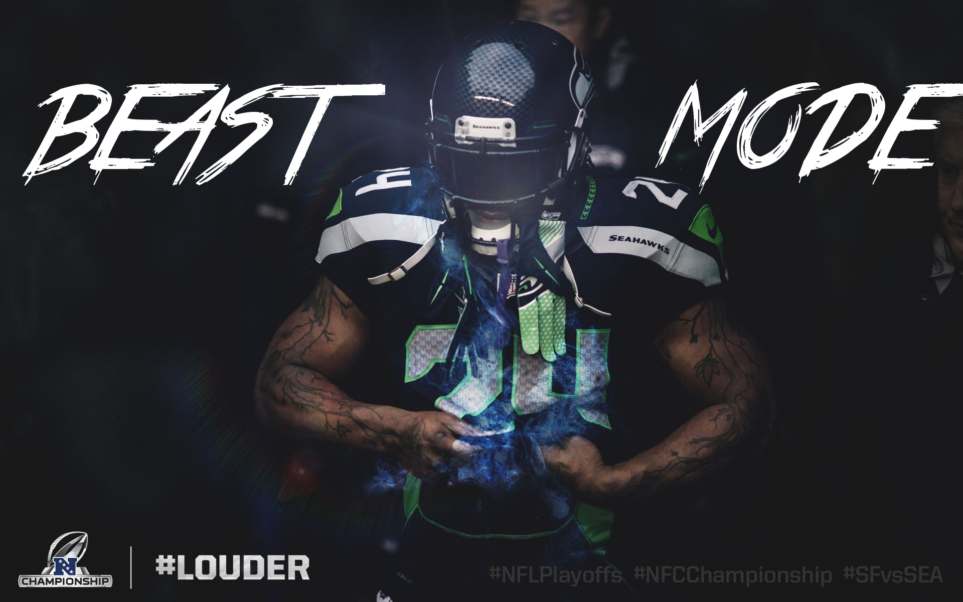 Marshawn Lynch Skittles Wallpaper - Marshawn Lynch Beast Mode , HD Wallpaper & Backgrounds