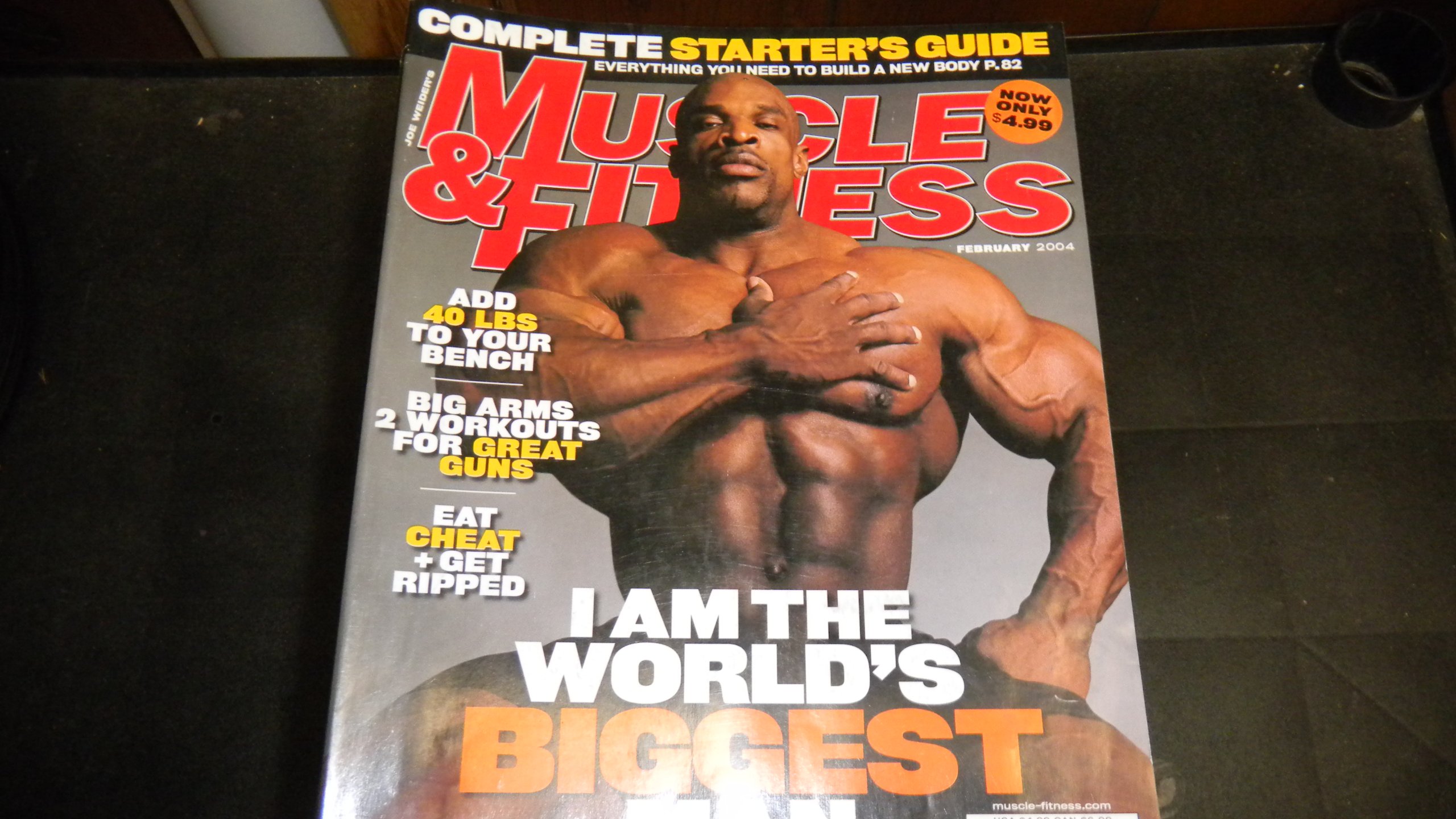 Muscle & Fitness Magazine February 2004 Mr - Muscle And Fitness Ronnie Coleman , HD Wallpaper & Backgrounds